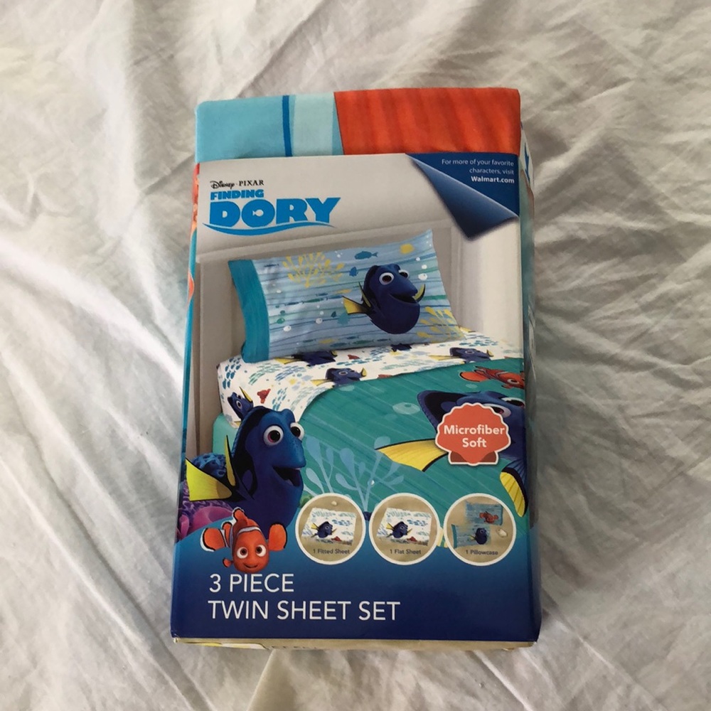 Twin sheet set Finding Dory